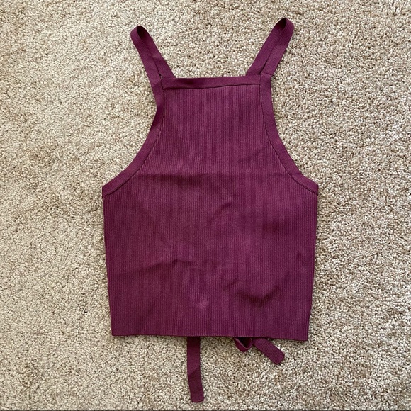 White Fox Tough Crowd Crop Raspberry - Picture 4 of 7